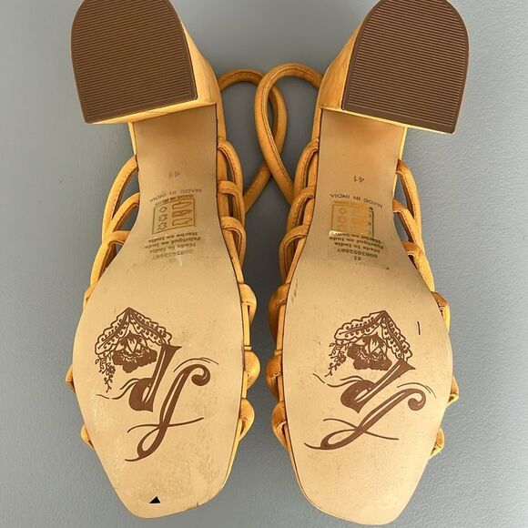 Free People Colette Cinched Strappy Sandals Size 41 - Picture 10 of 13